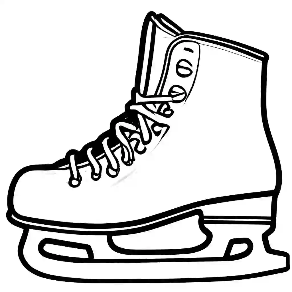 Ice Skates coloring pages